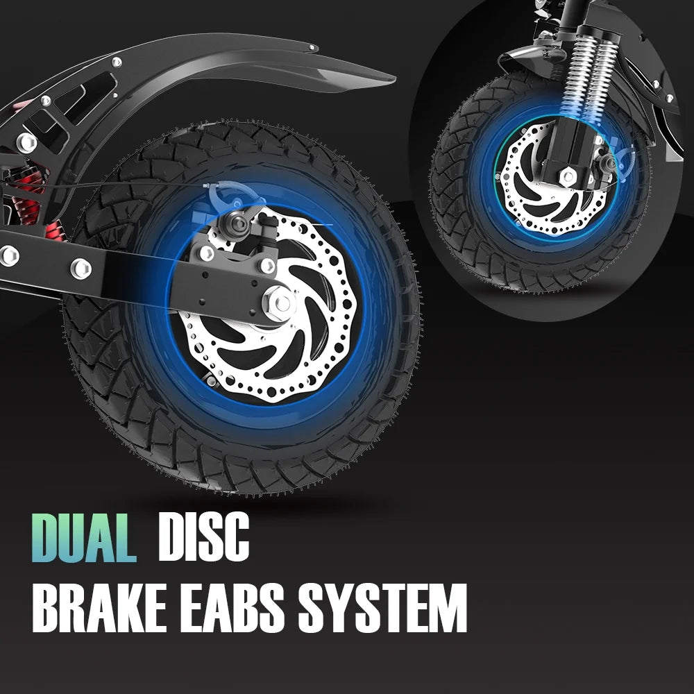 Electric Scooter, 60V 2600W Dual Motors N415