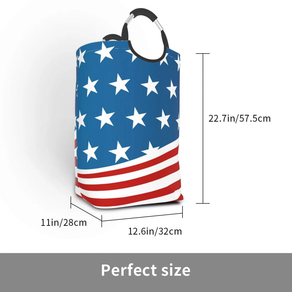 Large Collapsible Laundry Hamper with Aluminum Handle, 50L J810