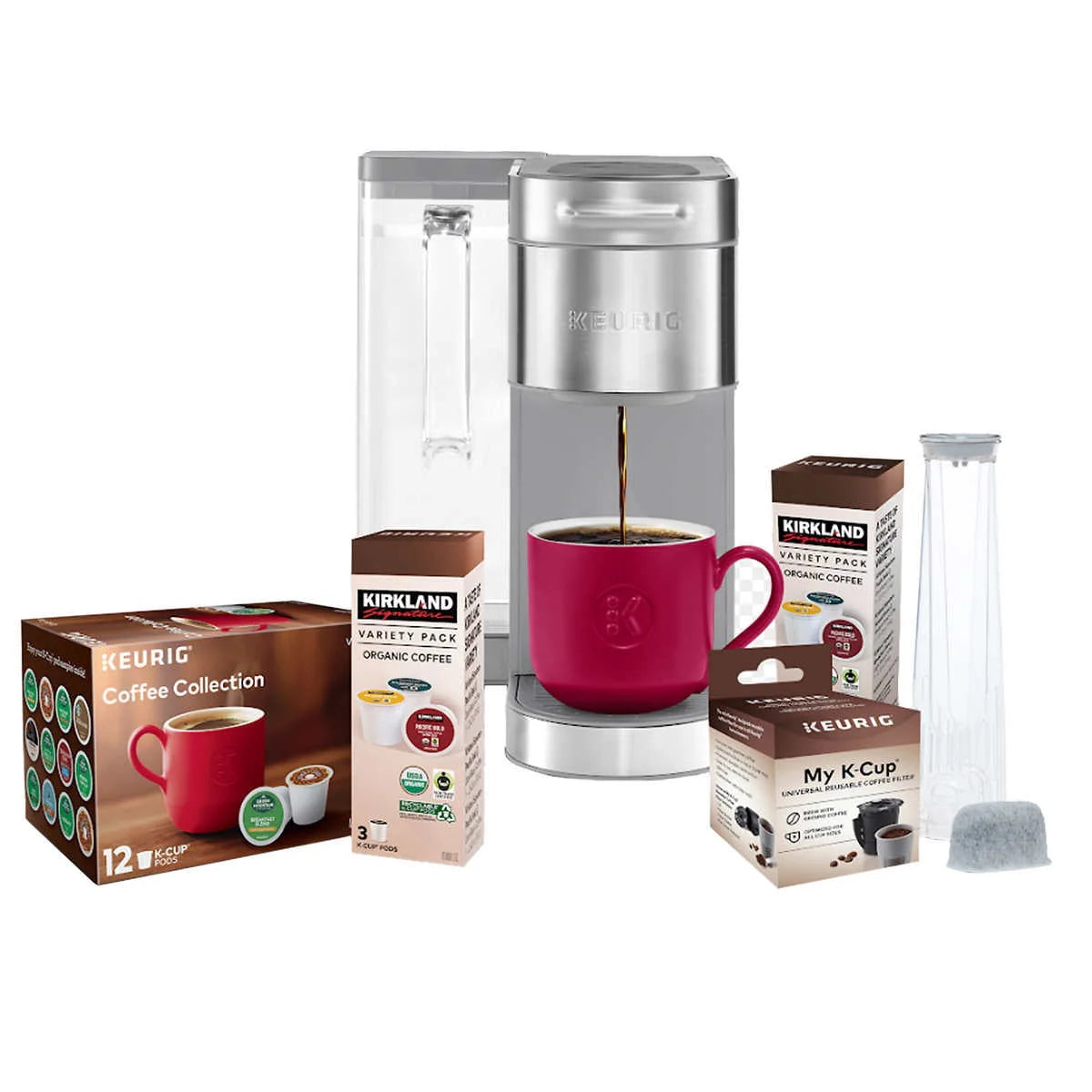 Single Serve Coffee Maker with 18 K-Cup Pods T1775