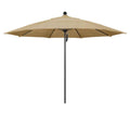 11 ft. Aluminum Market Patio Umbrella with Pulley Lift H5788