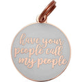 Rose Gold Pet ID Tag D788128