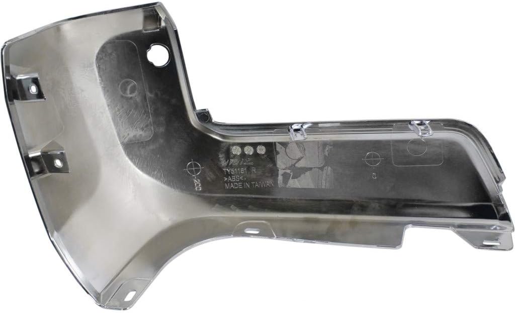 Toyota Tacoma Rear Chrome Plastic Bumper End Pair O268149
