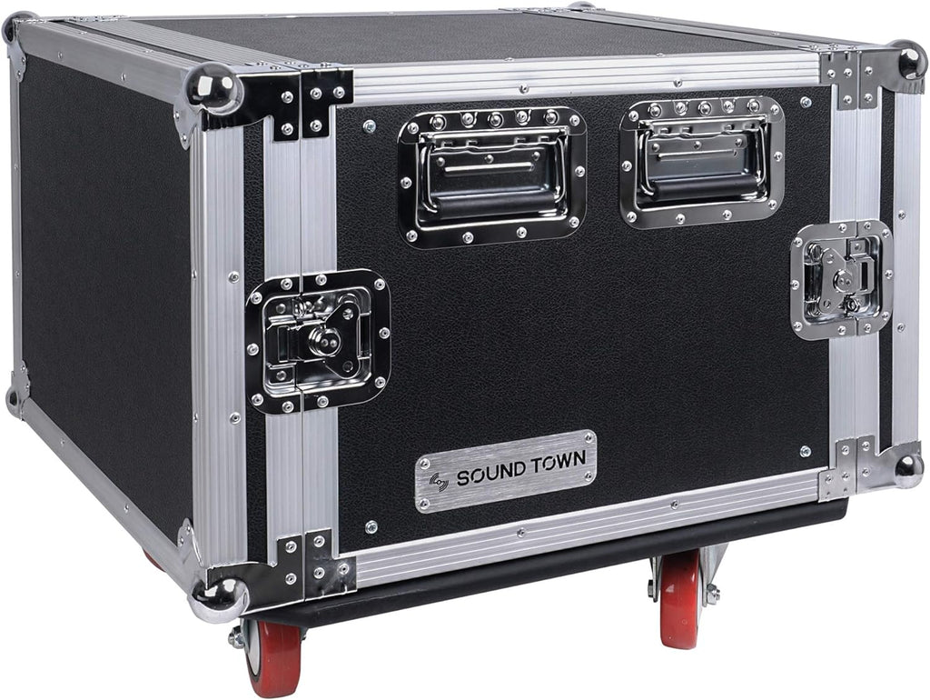 8U PA DJ Rack Road Case with Casters U956