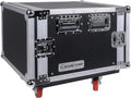 8U PA DJ Rack Road Case with Casters U956