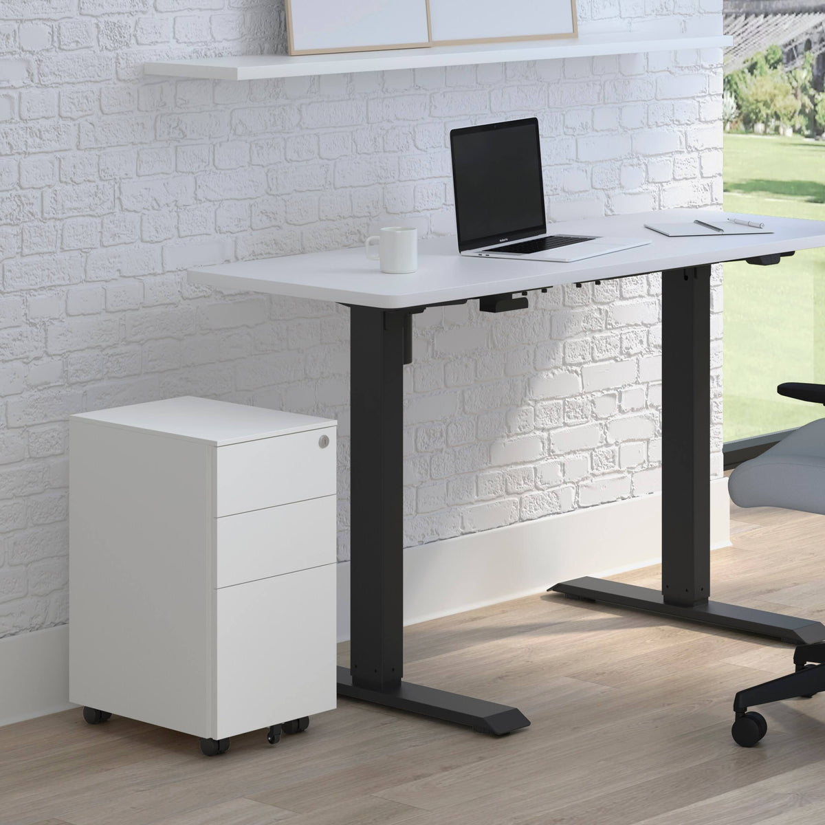 Charcoal Metal Filing Cabinet F172110