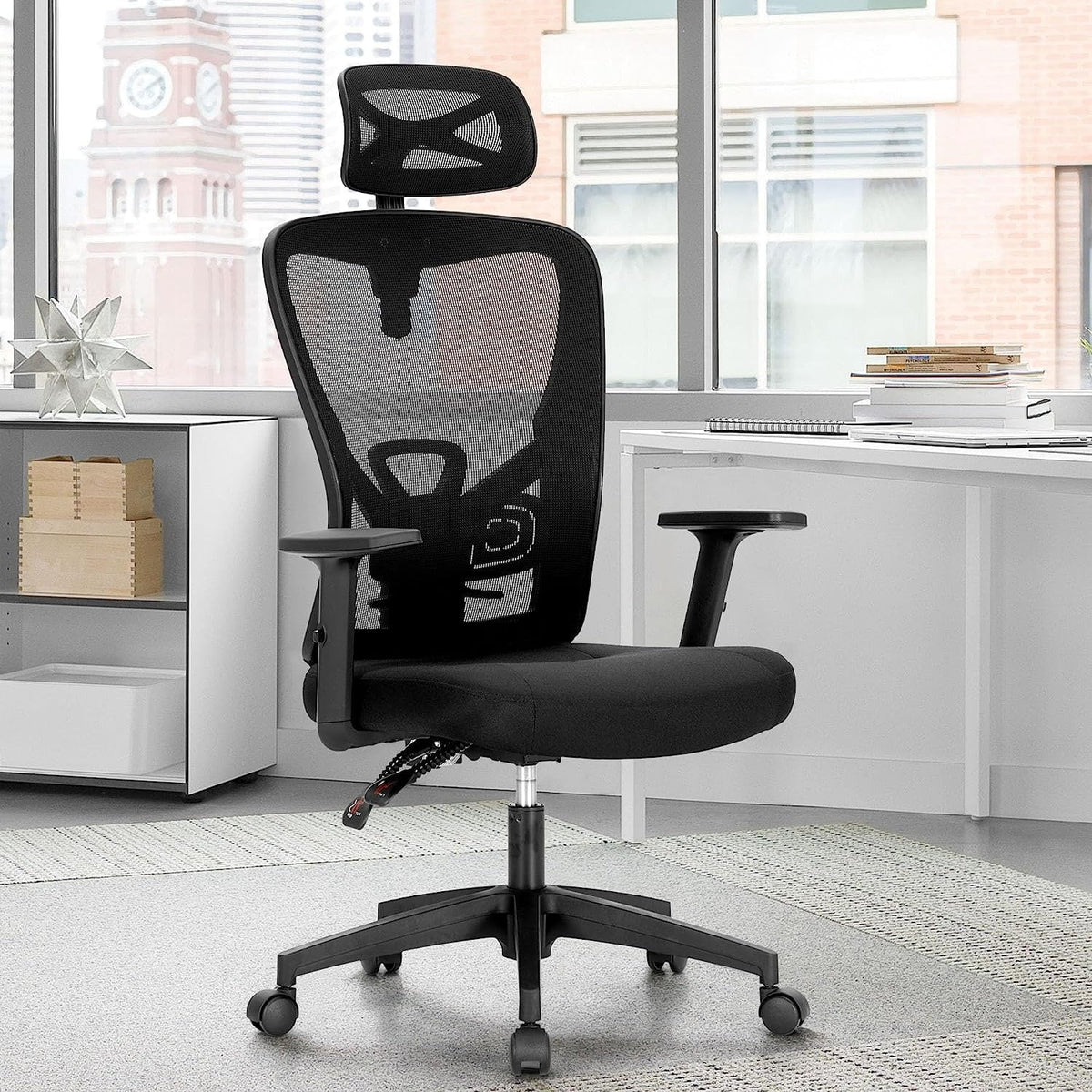 High Back Mesh Office Chair with Headrest X815