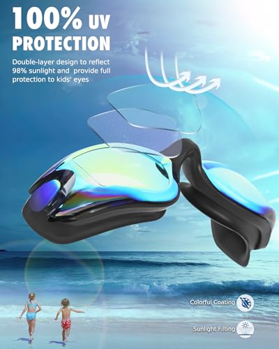 Kids Swim Goggles, Pack of 2 B62922