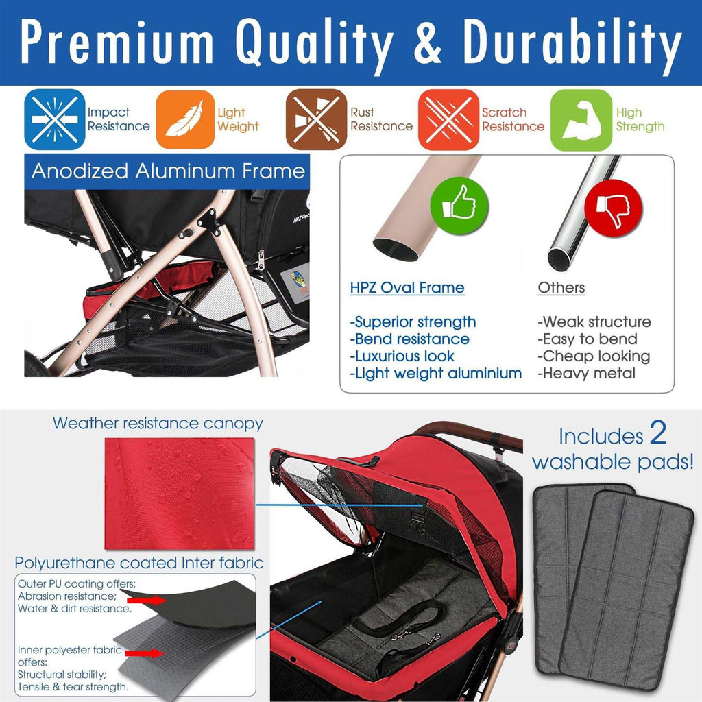 Extra Long Pet Stroller H99974