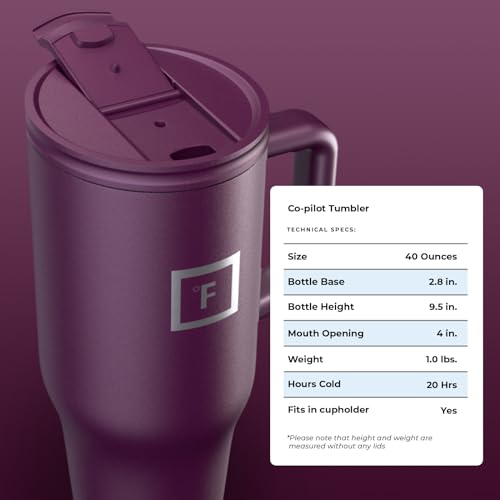 16 Oz Insulated Travel Tumbler with Straw N8958