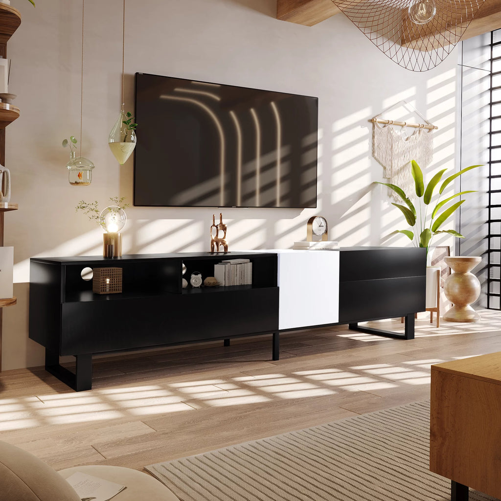 Modern TV Stand with Double Storage Space J57843