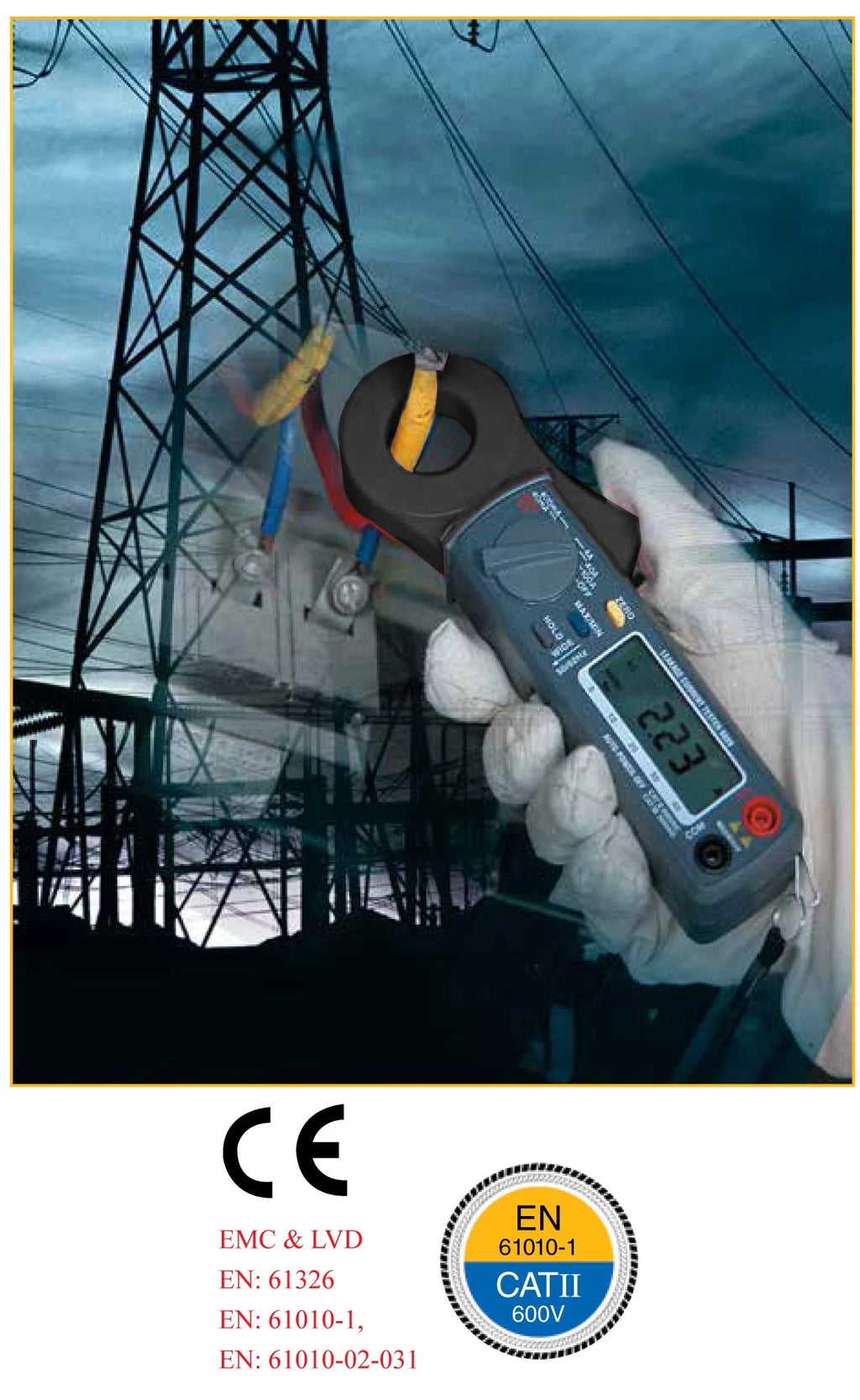 AC Leakage Current Tester Voltage Meter D210