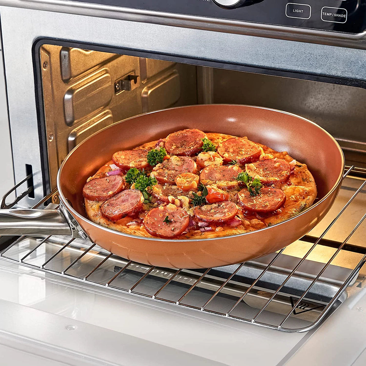 Nonstick Copper 5 Piece Aluminum Cookware Set C7898