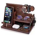 Wood Phone Docking Station Organizer F778678