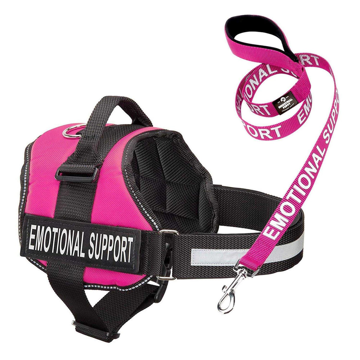 Emotional Support Dog Vest Harness with Reflective Straps and Leash Set S9571