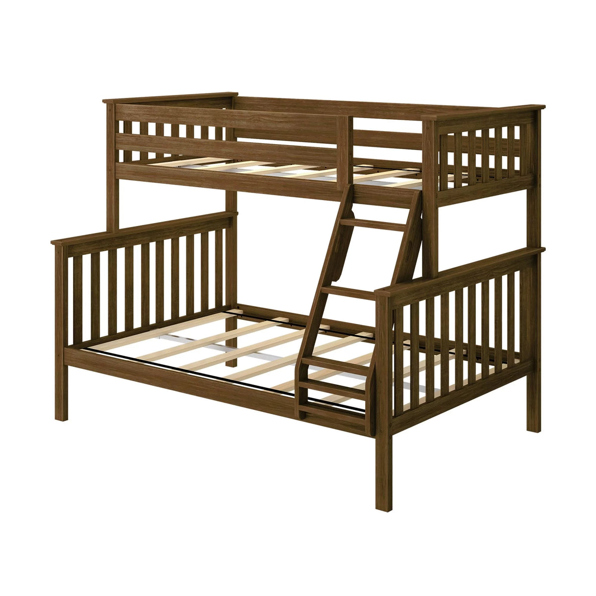 Twin over Full Solid Wood Bunk Bed Y4294