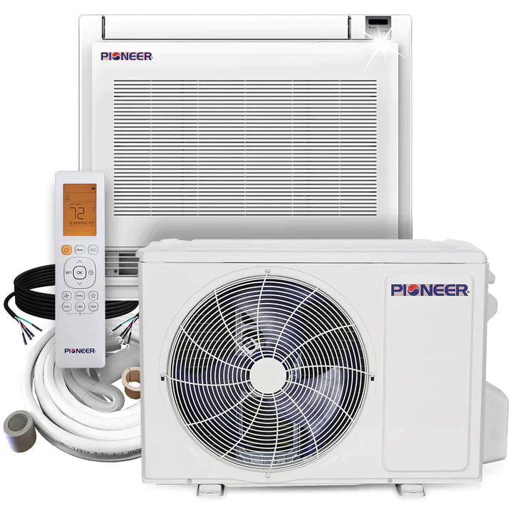 12,000 BTU 21.5 SEER Floor Console Mini-Split Air Conditioner Heat Pump K920