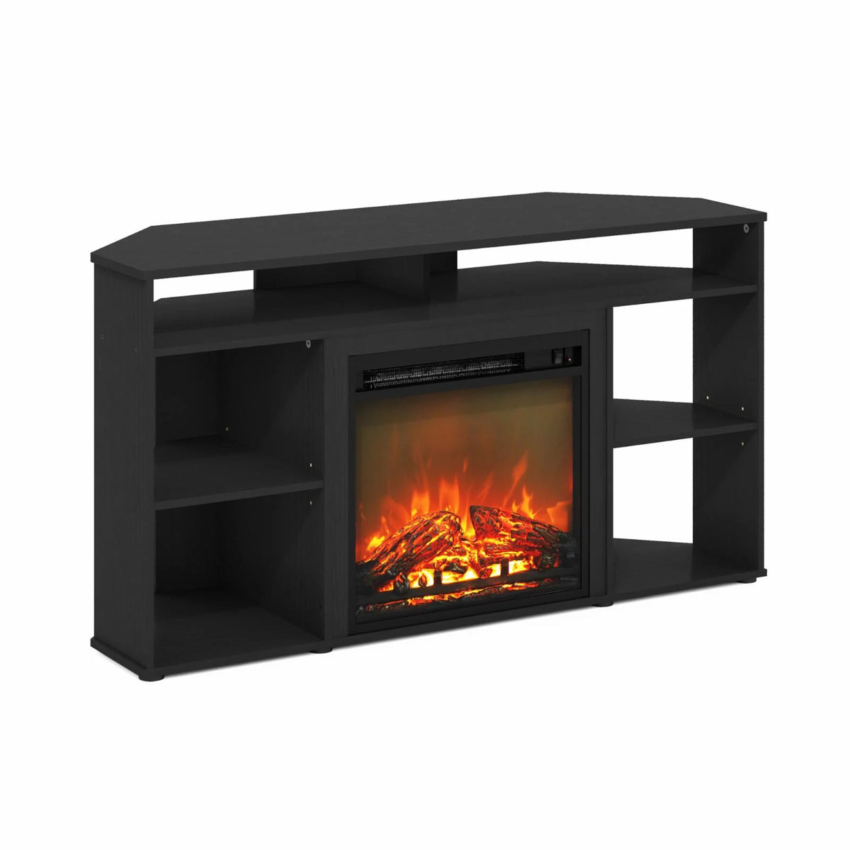 Corner TV Stand with Fireplace E489