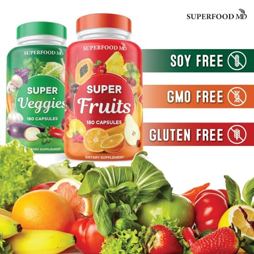 Fruit and Veggie Supplement 180 Count Pack of 2 F7918