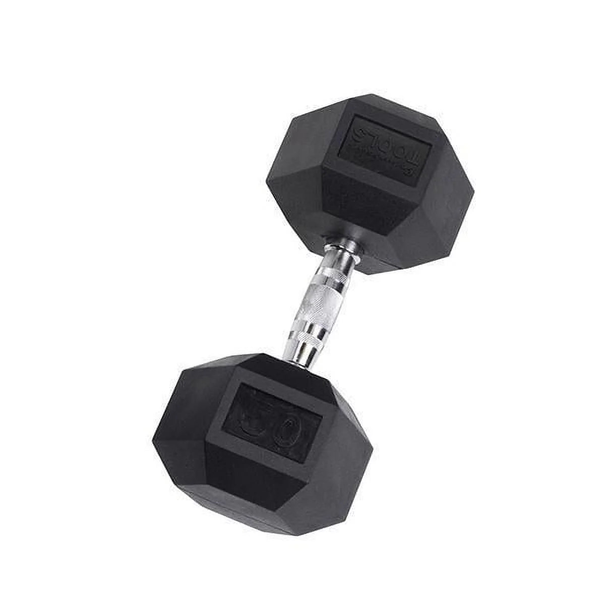 Rubber Coated Hex Dumbbells 35 lb E9082
