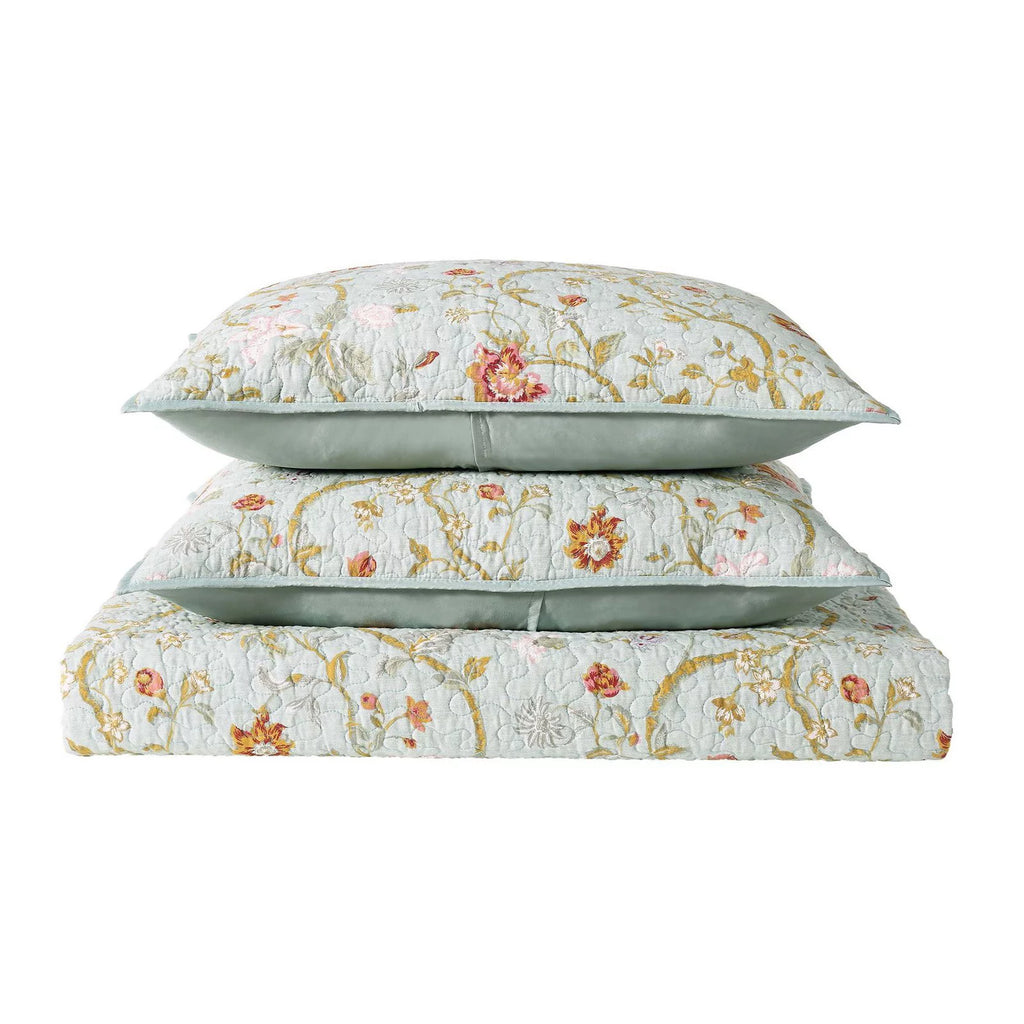 Bedford Blue Full / Queen Quilt Set O410