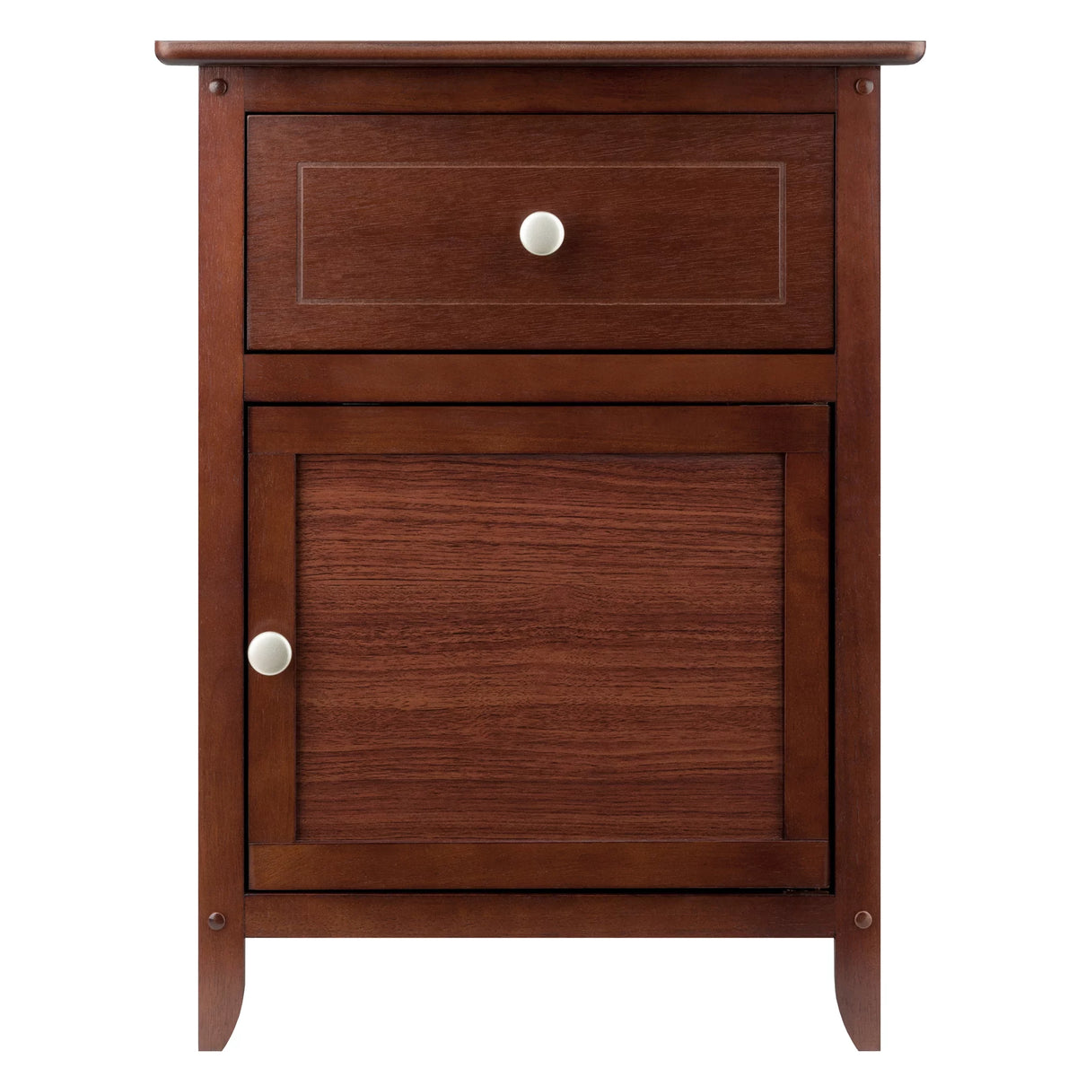 Walnut Finish Accent Table Nightstand H61408