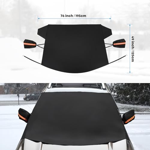 600D Windshield Cover with Side Covers 76 x 49 inches X74102