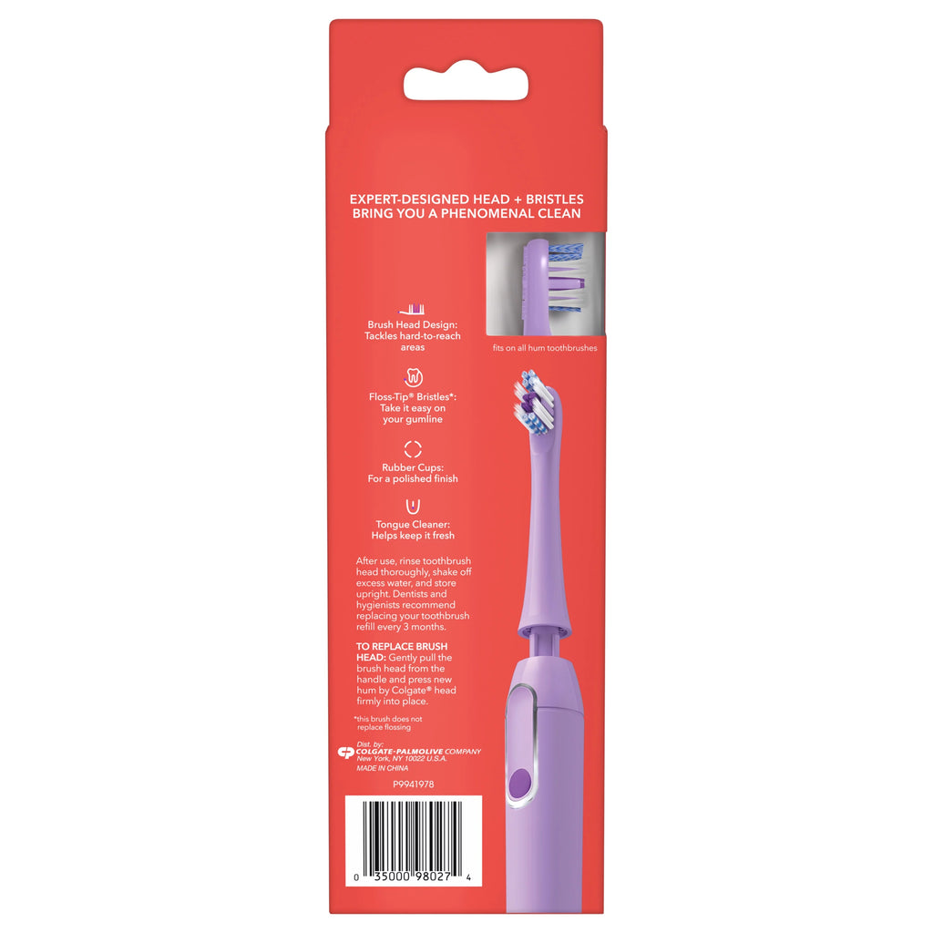 Purple Replacement Toothbrush Heads, 2 Pack X68066