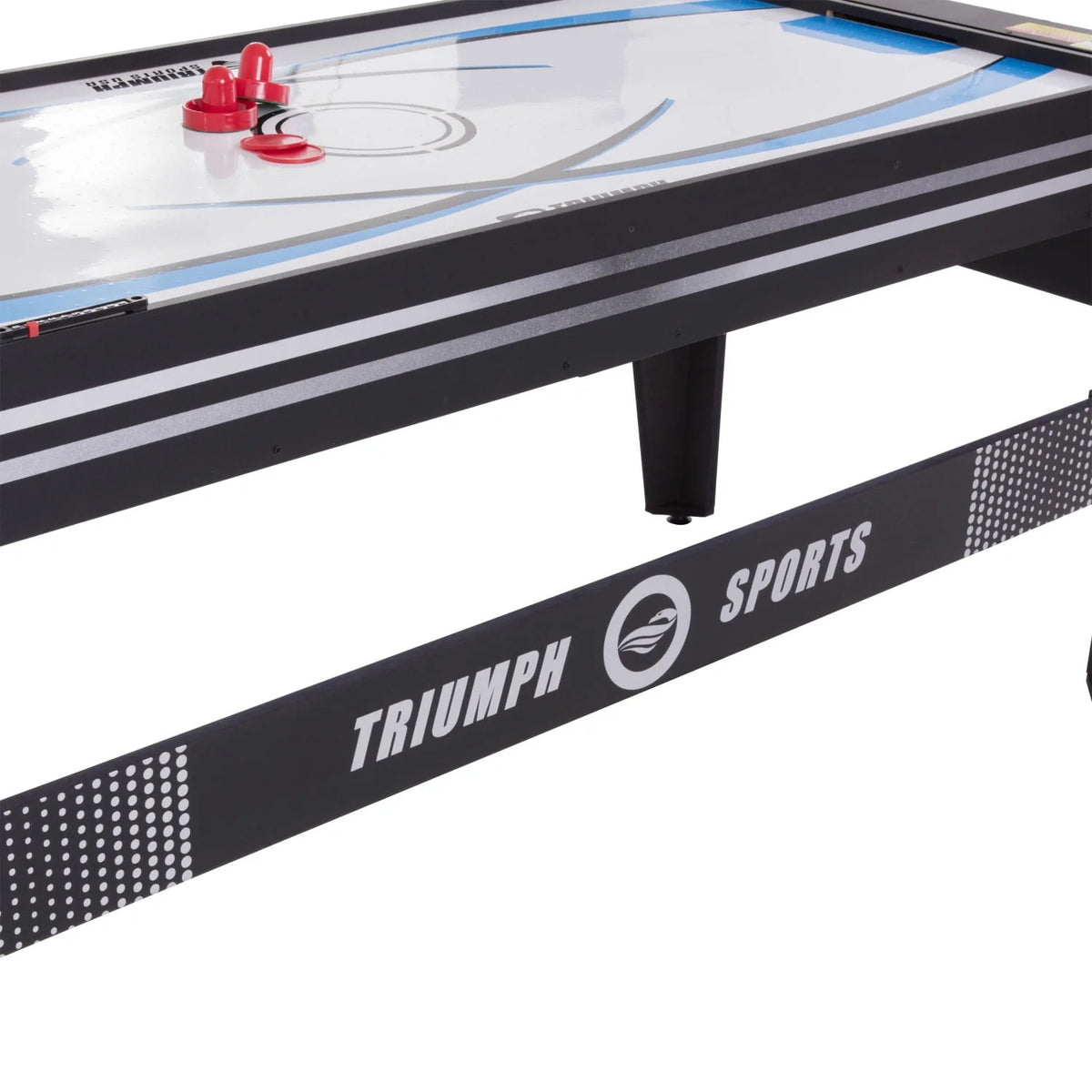 4 in 1 Multi Game Swivel Table with Air Powered Hockey, Table Tennis, Billiards, and Launch Football V649
