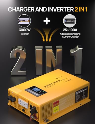 3000W 12V Pure Sine Wave Inverter Charger P15250