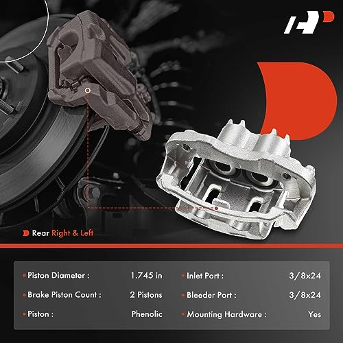 Disc Brake Caliper Assembly with Bracket Rear Side H5168