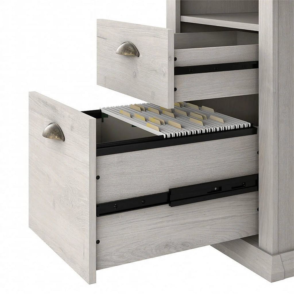 L Shaped Desk with Storage Q46236