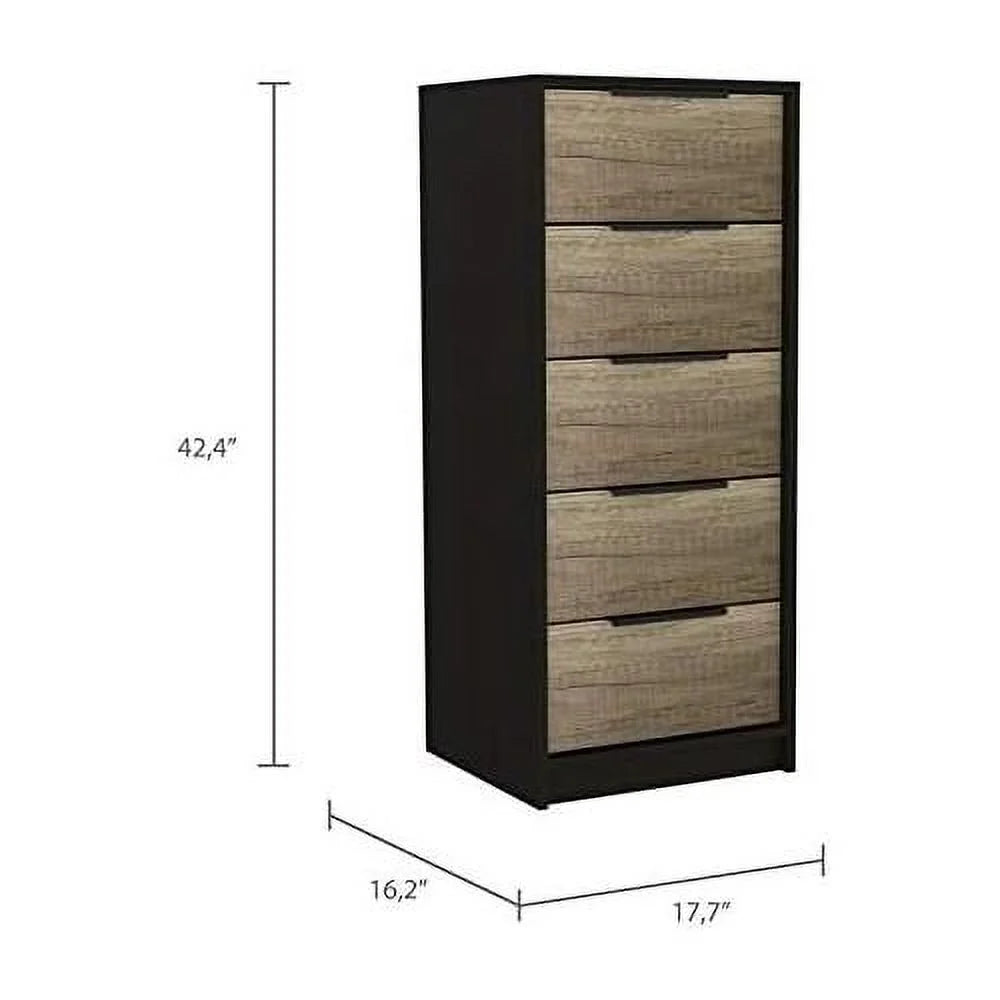 5 Drawer Wood Dresser E92639
