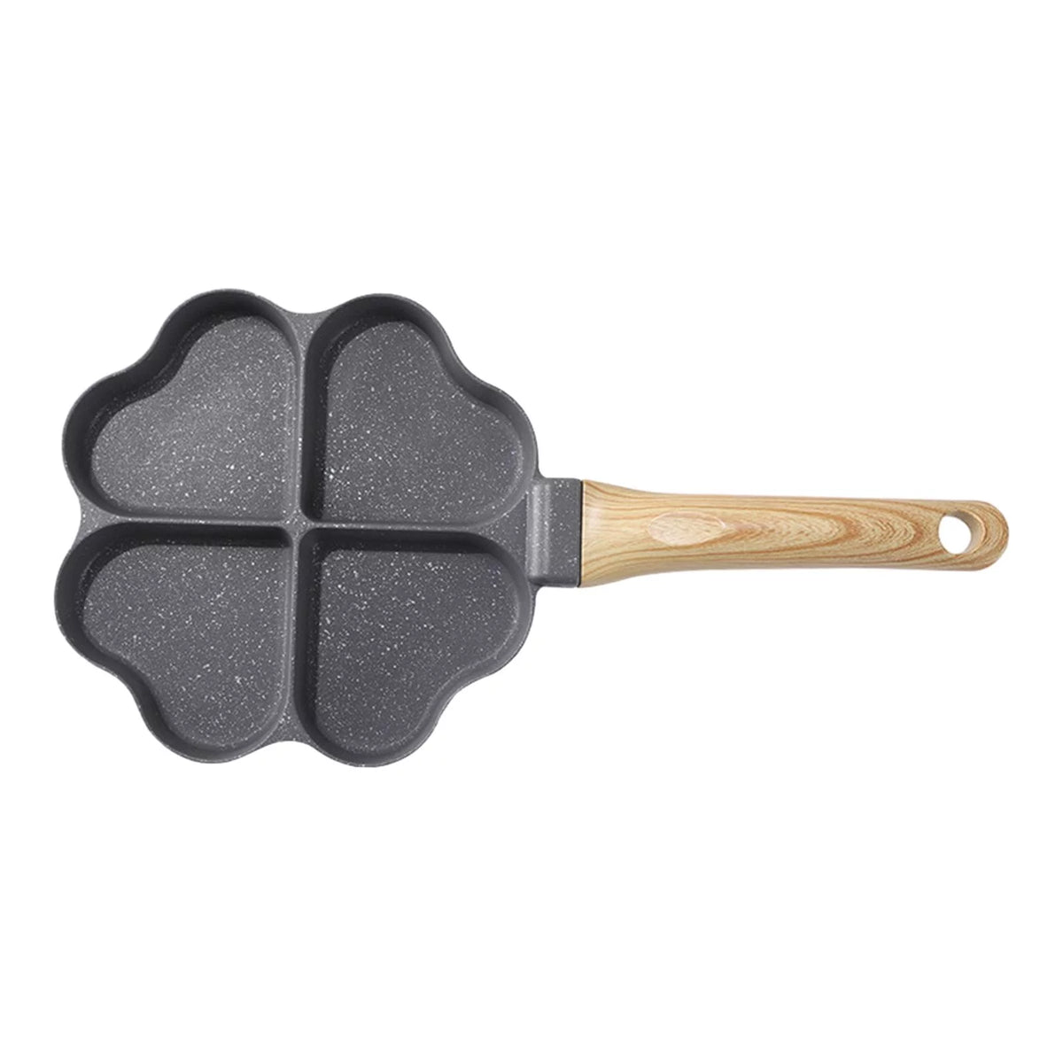 Black 4 Holes Egg Frying Pan D9479