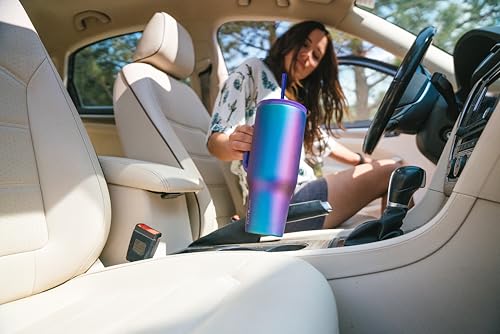 16 Oz Insulated Travel Tumbler with Straw N8958