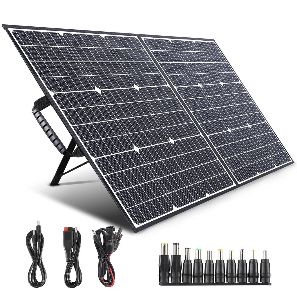 518Wh Solar Generator Power Station with 100W Solar Panel B87858