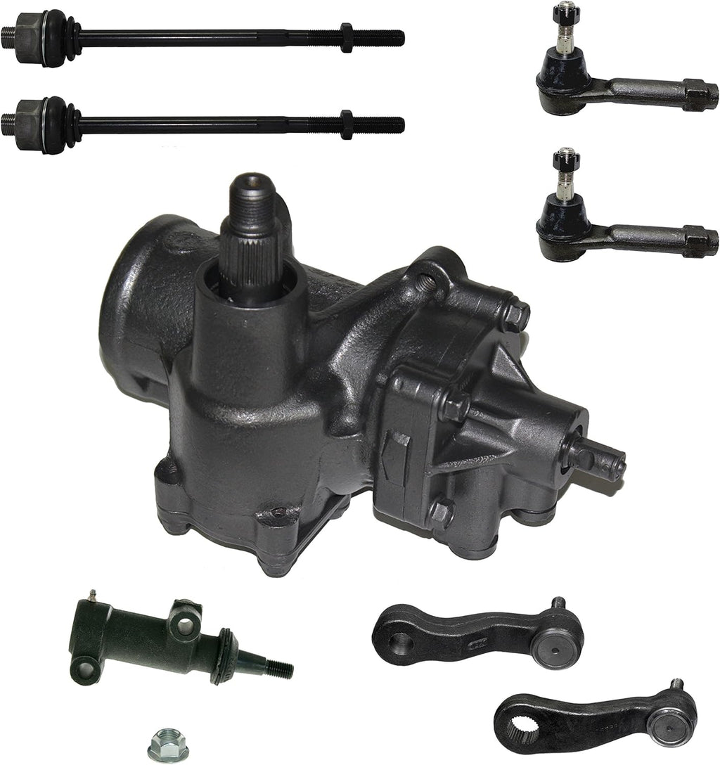 Power Steering Gearbox Idler & Pitman Arms Tie Rods 8pc Set Y61756