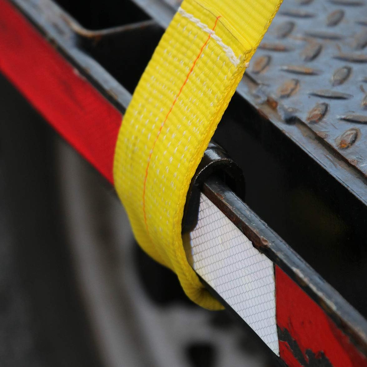 10 Winch Straps, 4 x30' Flatbed Trailer Tie Downs with Flat Hooks M361