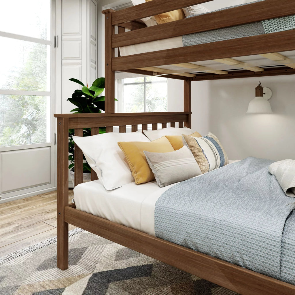 Twin over Full Solid Wood Bunk Bed Y4294