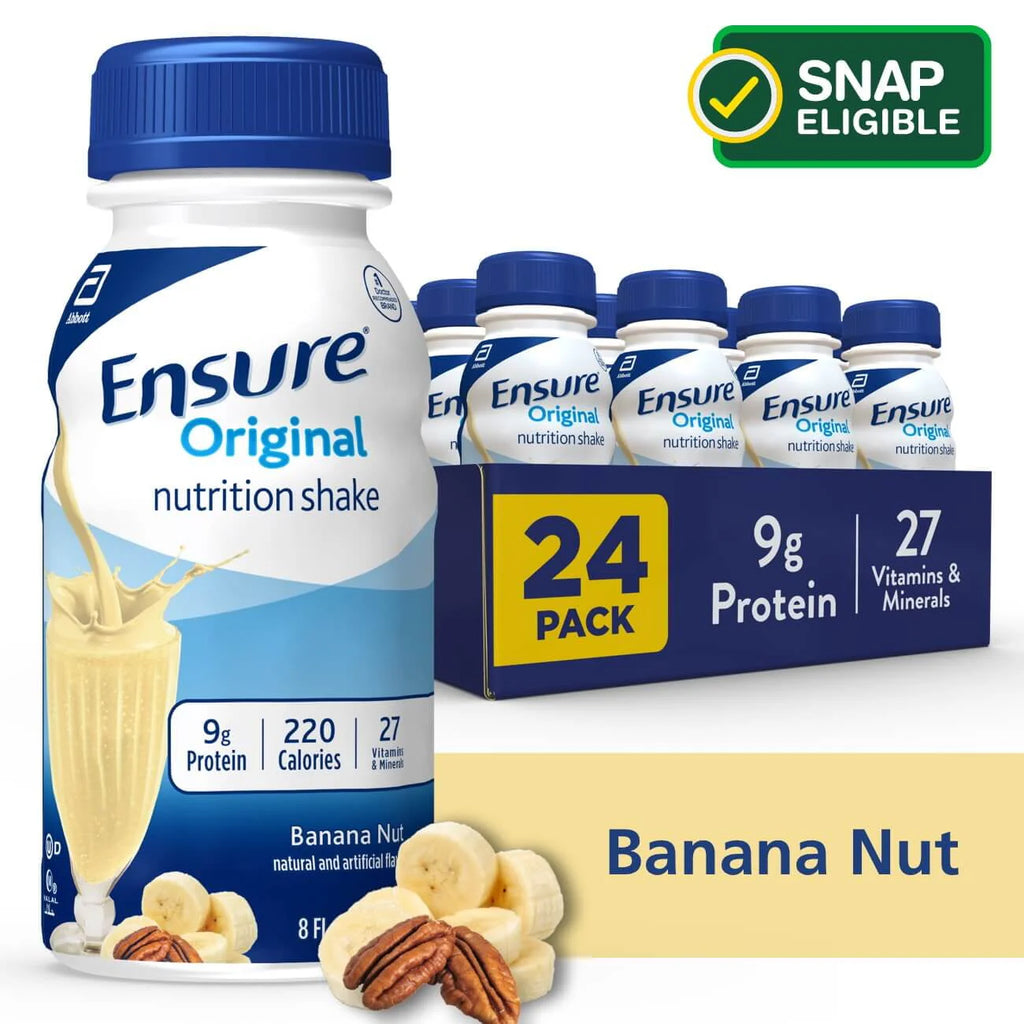 Banana Nut Meal Replacement Nutrition Shake 8 fl oz 24 Count R375365