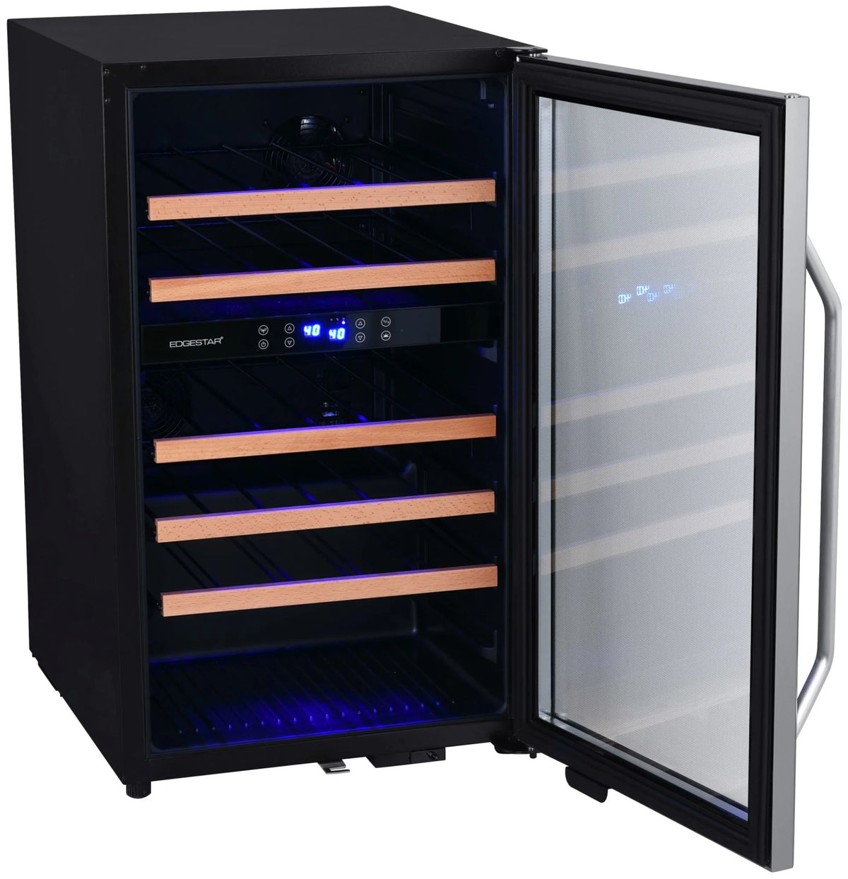 38 Bottle Capacity Free Standing Wine Cooler - Stainless Steel B93487