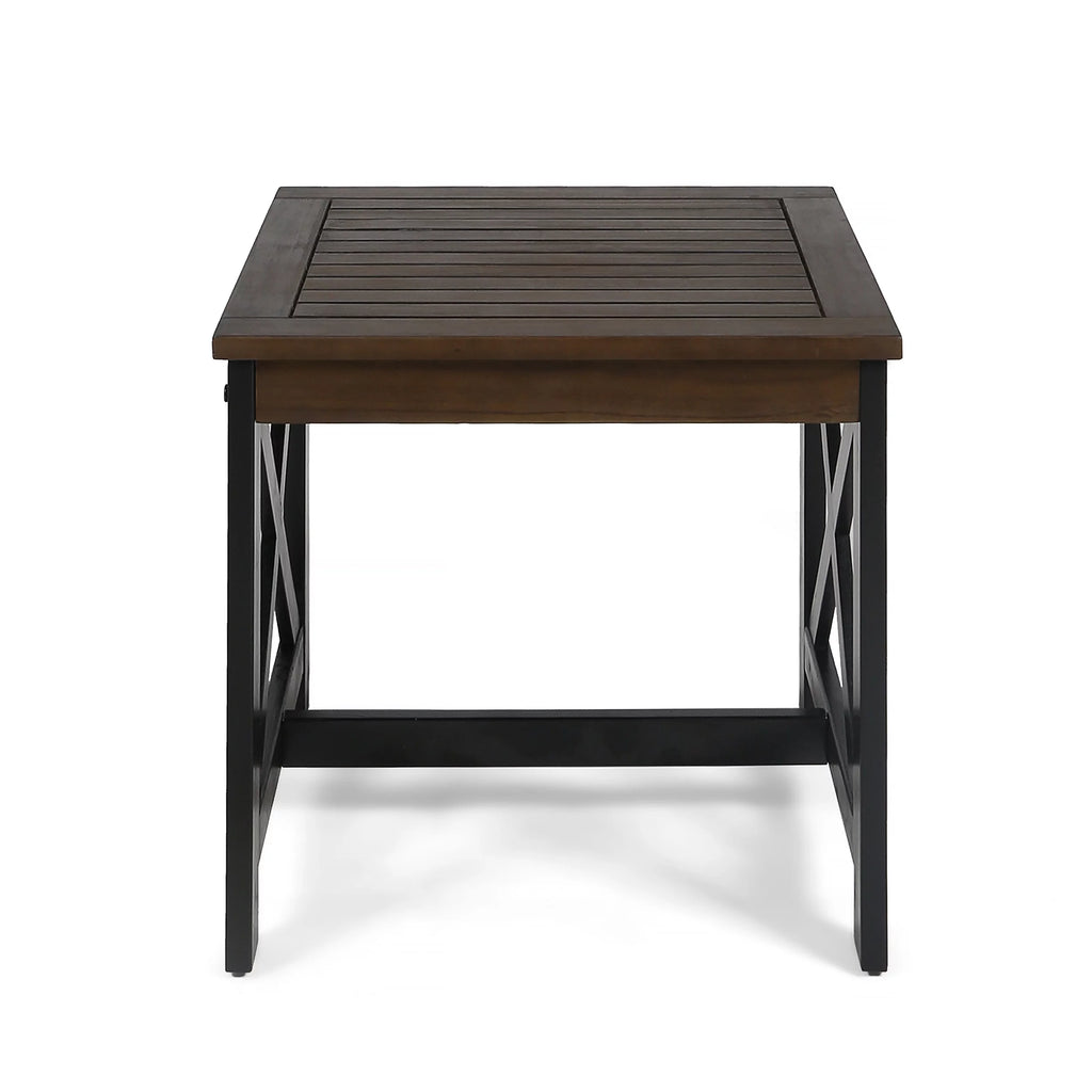 Acacia Wood Outdoor End Table Y43085