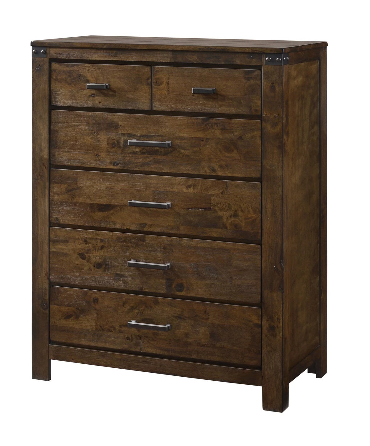 6pc Queen Size Wooden Bedroom Set E351