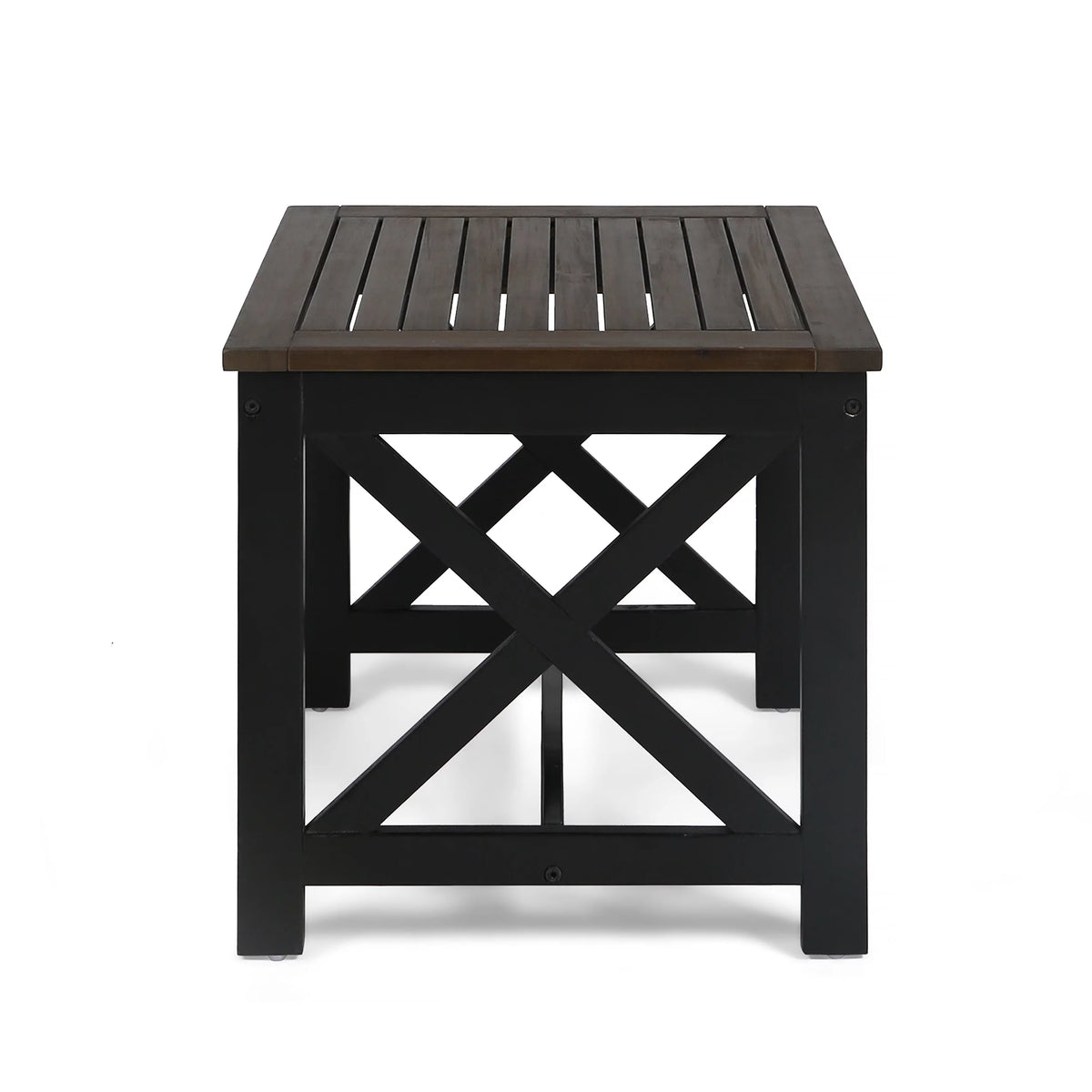 Acacia Wood Outdoor End Table Y43085