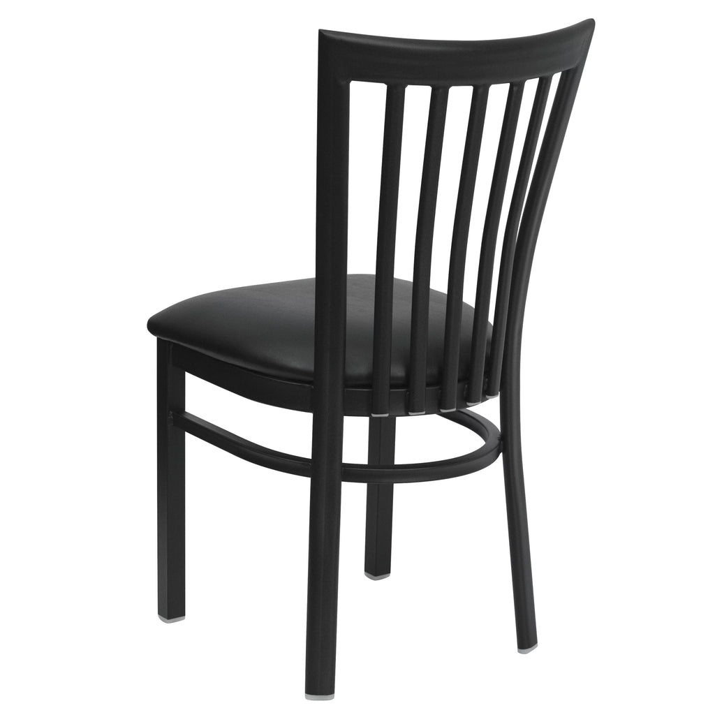 Black Metal Restaurant Chair T652516
