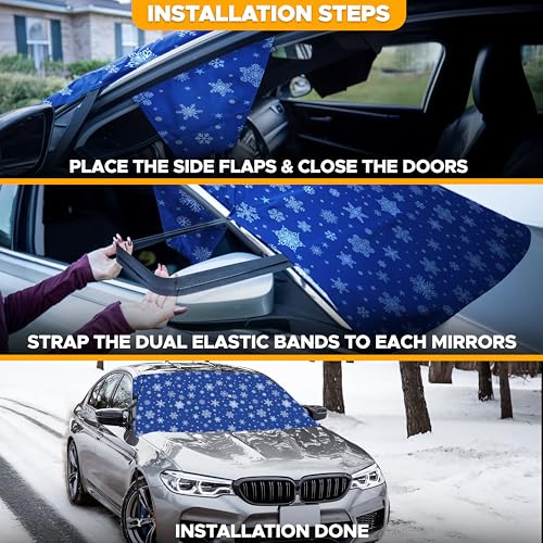 Heavy Duty 600D Oxford Fabric Windshield Cover S540