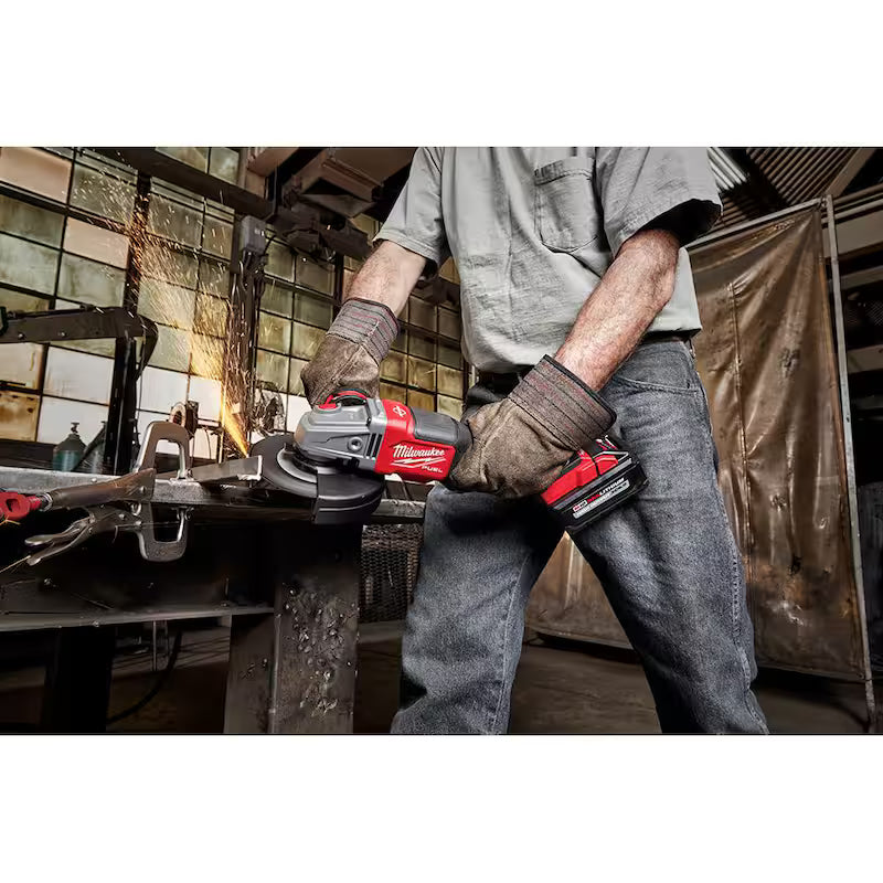 18 V Lithium-Ion Brushless Cordless 4-1/2 in./6 in. Braking Grinder with 1/4 in. Hex Impact Driver T31883