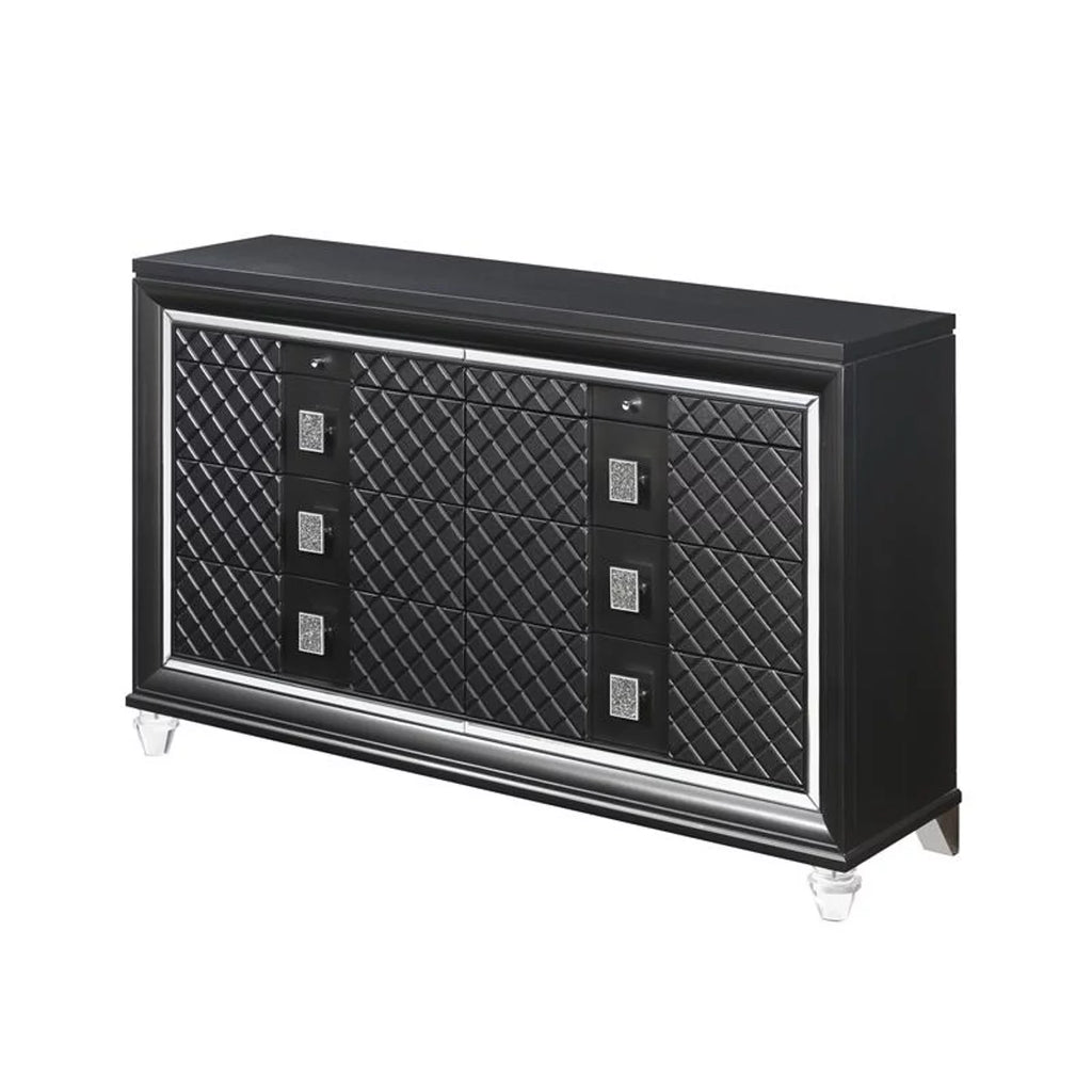 Metallic Gray Dresser Z49737