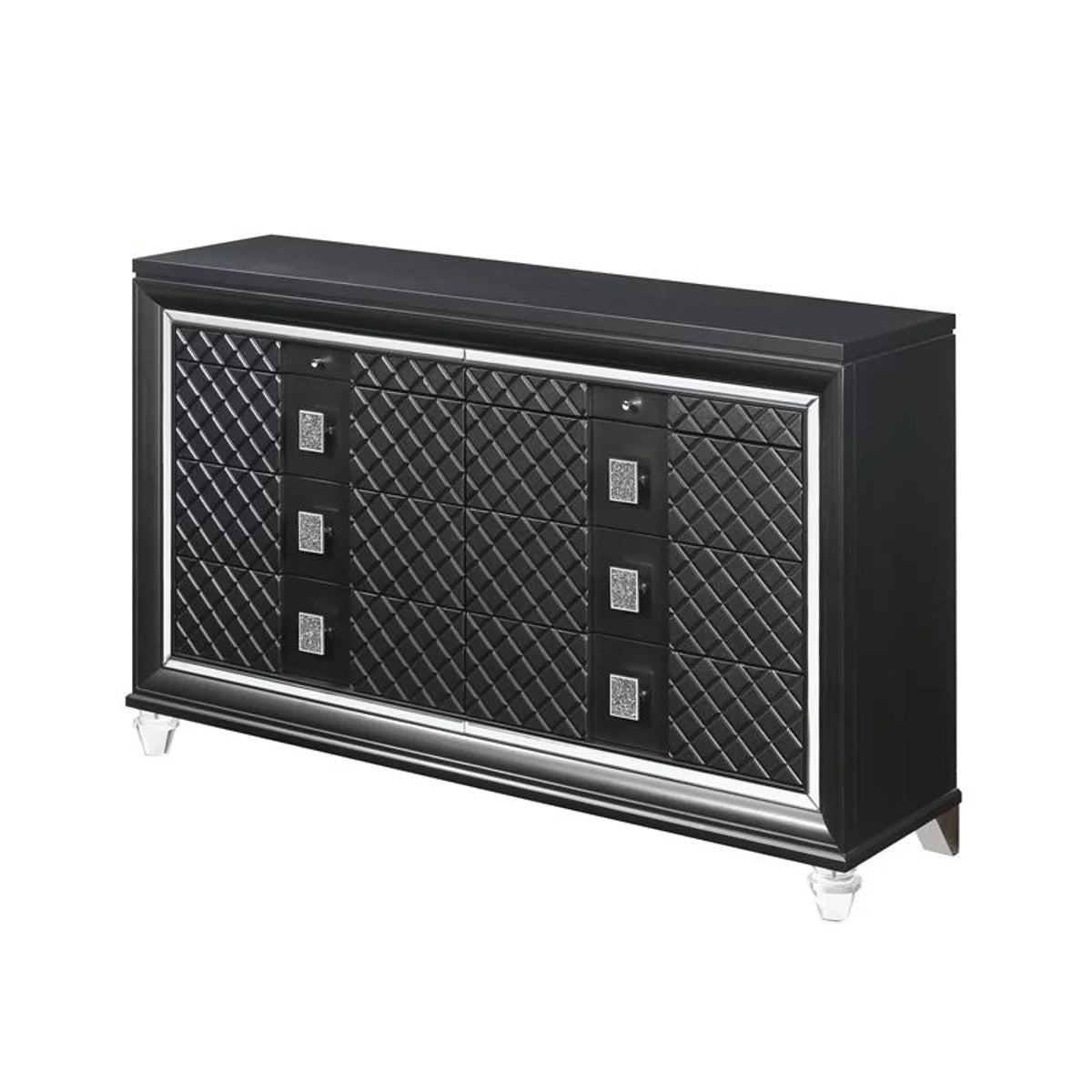 Metallic Gray Dresser Z49737