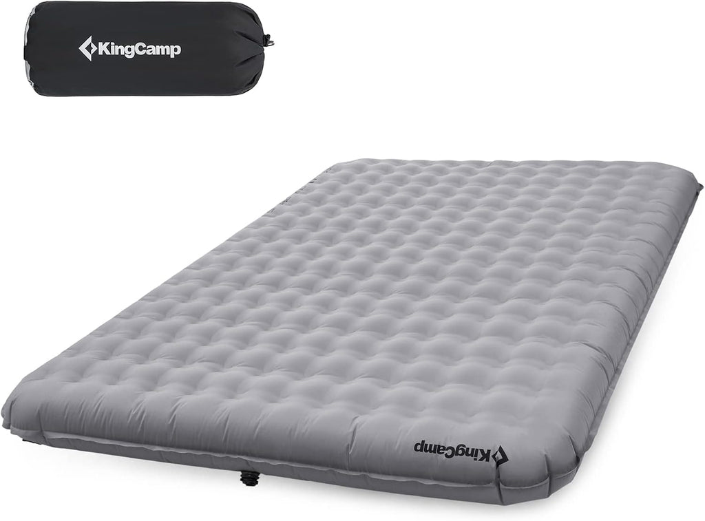 Self Inflating Insulated Camping Sleeping Pad Blue B41438