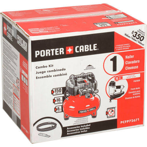 2-1/2 in. Finish Nailer and Compressor Combo Kit P790